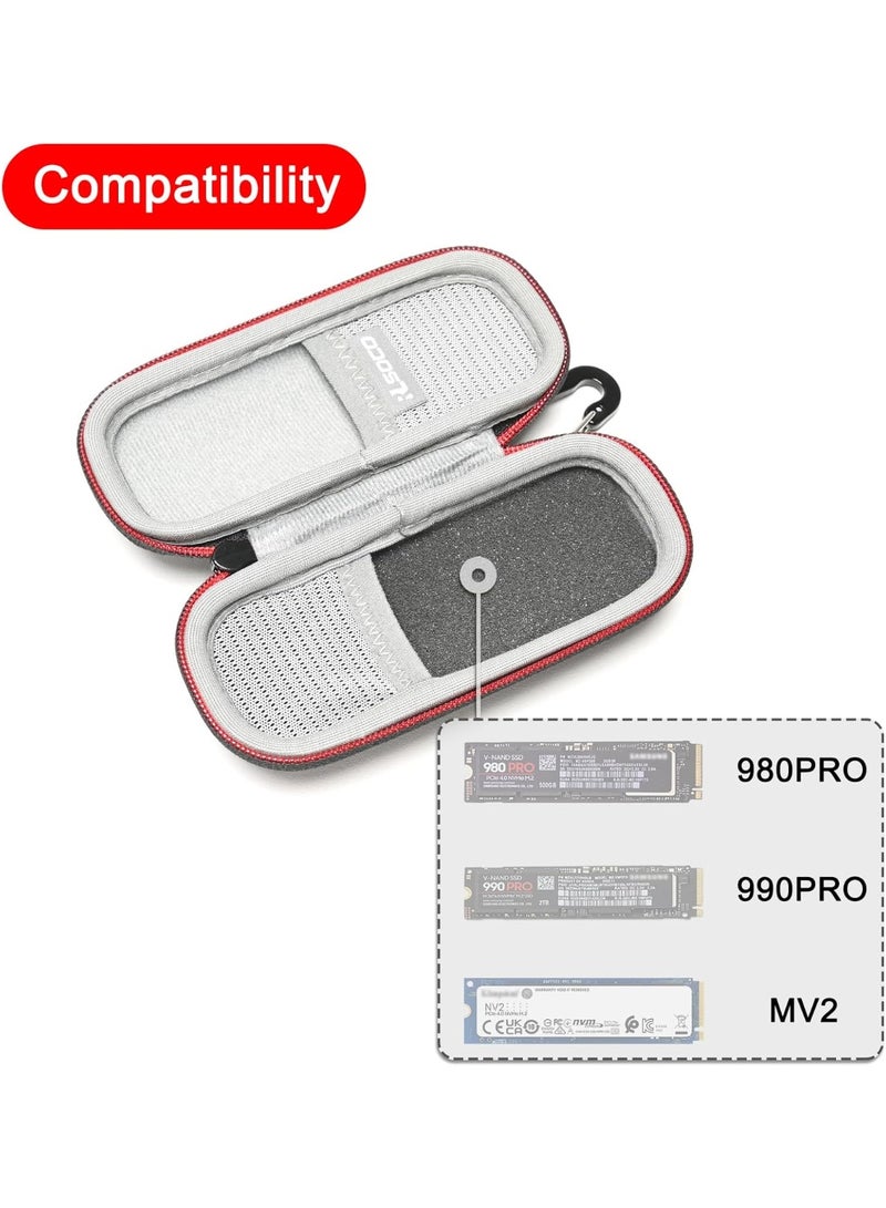 RLSOCO Case for Kingston NV2 & Samsung 990 Pro/980 Pro/970 EVO Plus/990 EVO Plus 1TB/2TB/4TB/250GB/500GB Internal Solid State Hard Drive by RLSOCO (Case Only) - Image 2
